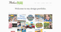 Desktop Screenshot of mathewsarts.com