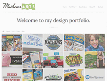 Tablet Screenshot of mathewsarts.com